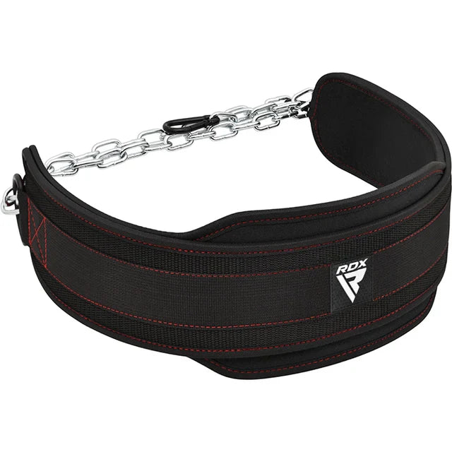 RDX T7 Elite Weight Training Dipping Belt with Chain