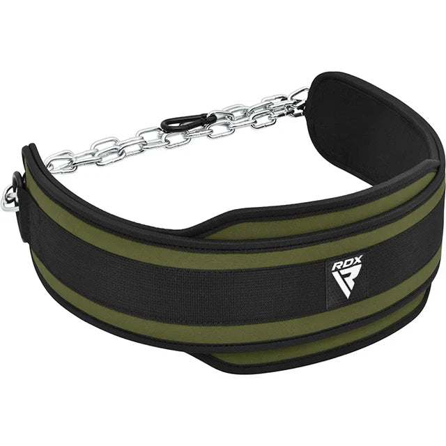 RDX T7 Elite Weight Training Dipping Belt with Chain