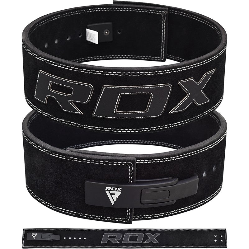RDX T2 Weightlifting Half Finger Gym Gloves#color_black