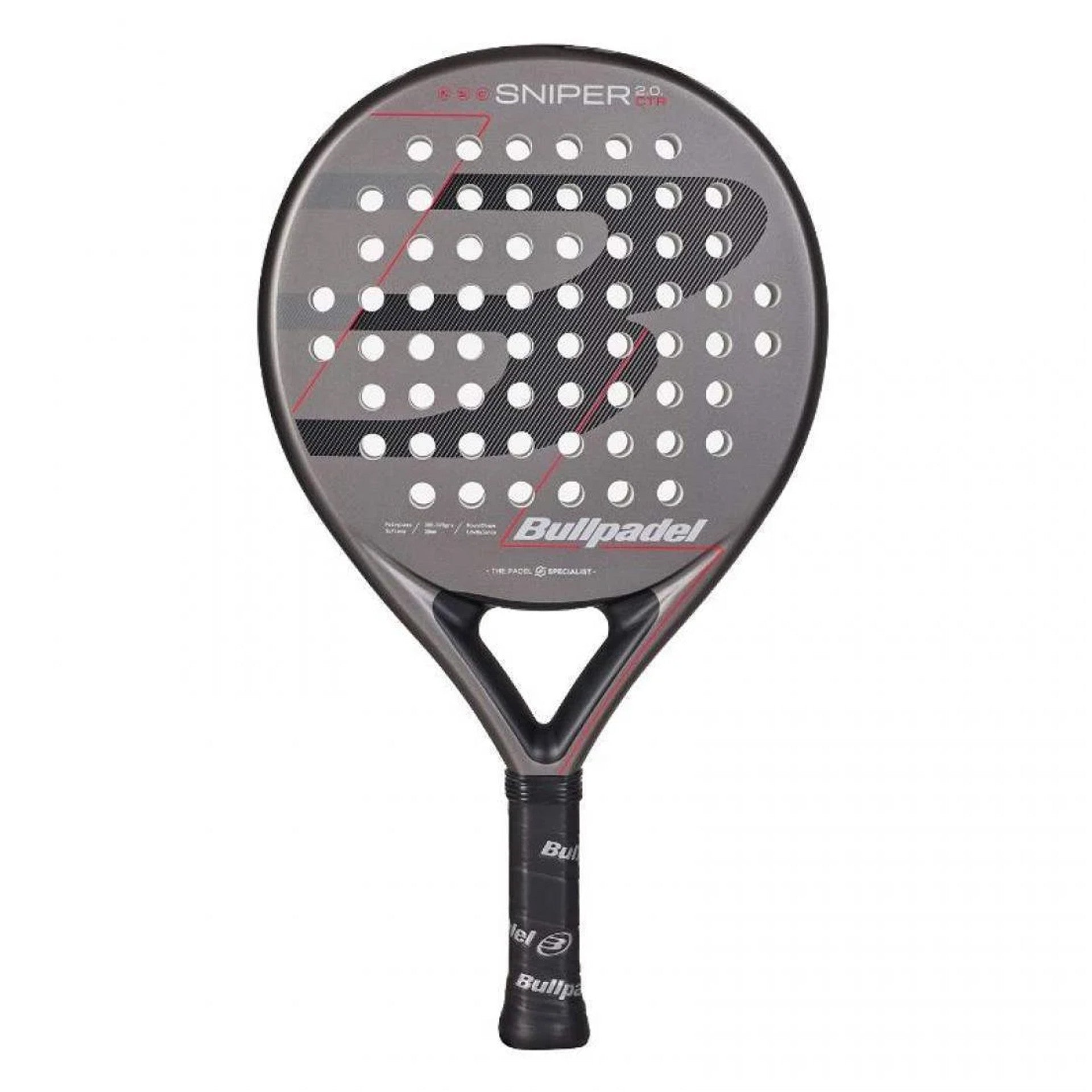 Raquete de padel Bullpadel Sniper 2.0 Control Cinza Escuro 2026