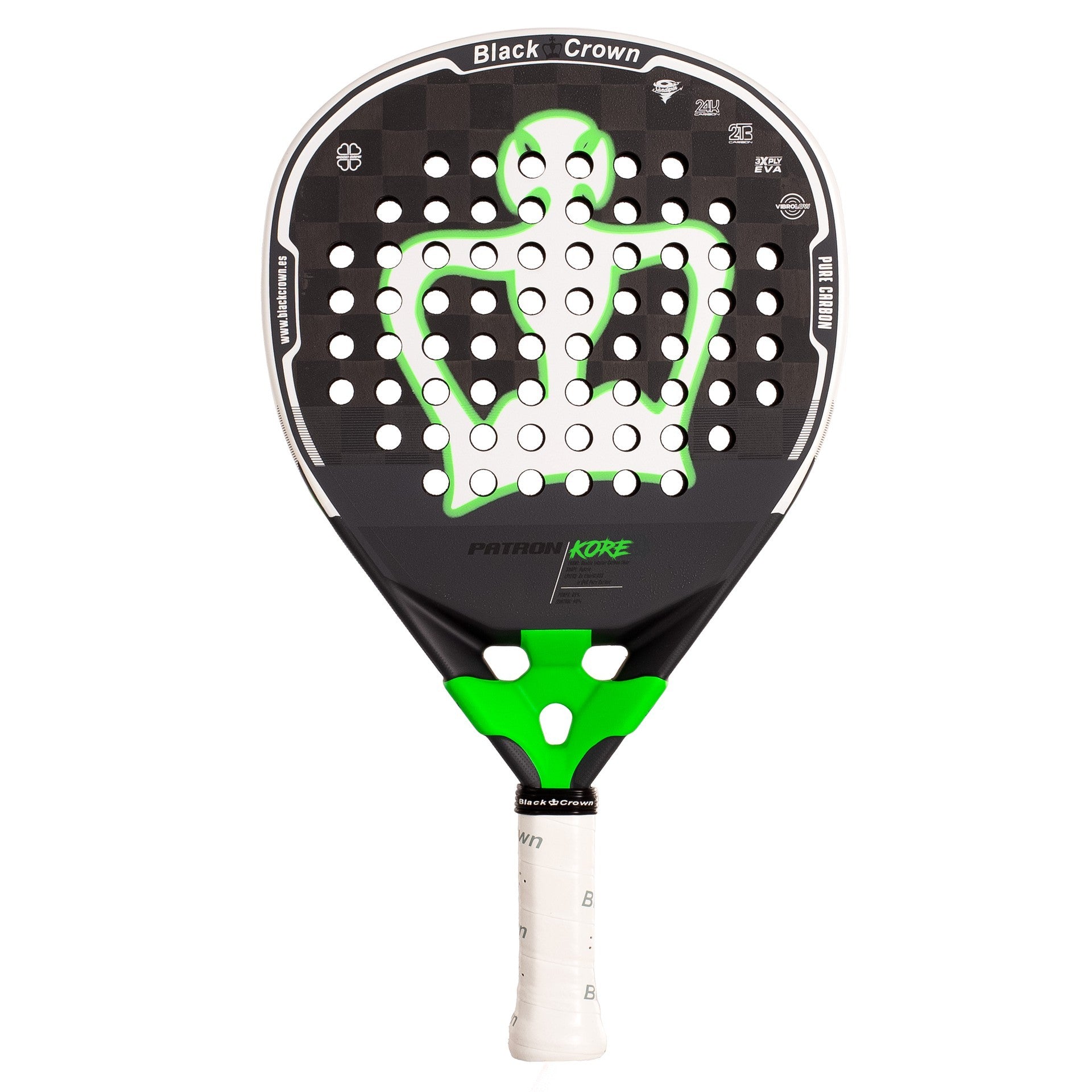 Racchetta da padel Black Crown, modello coreano