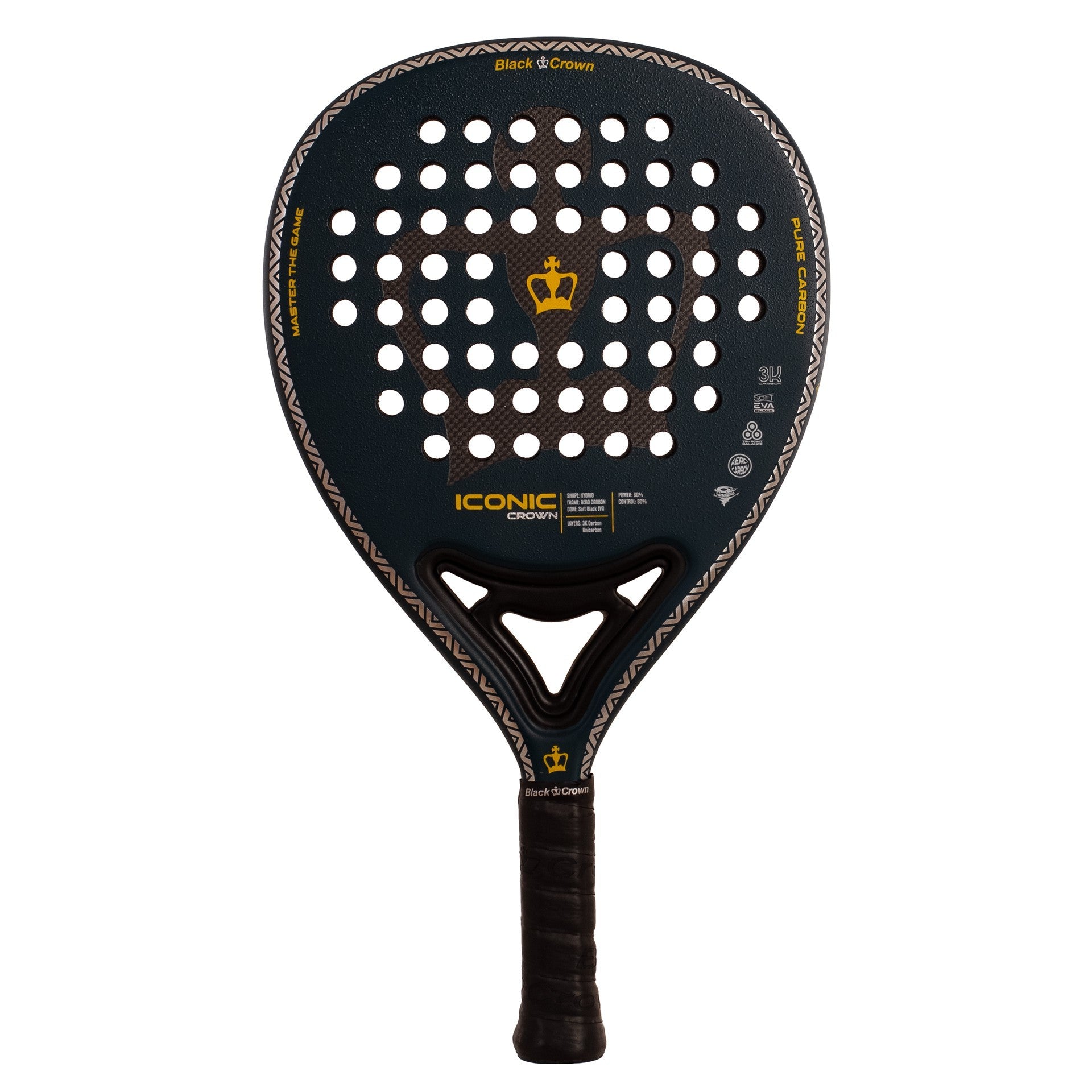 RAQUETTA DA PADEL BLACK CROWN ICONIC CROWN