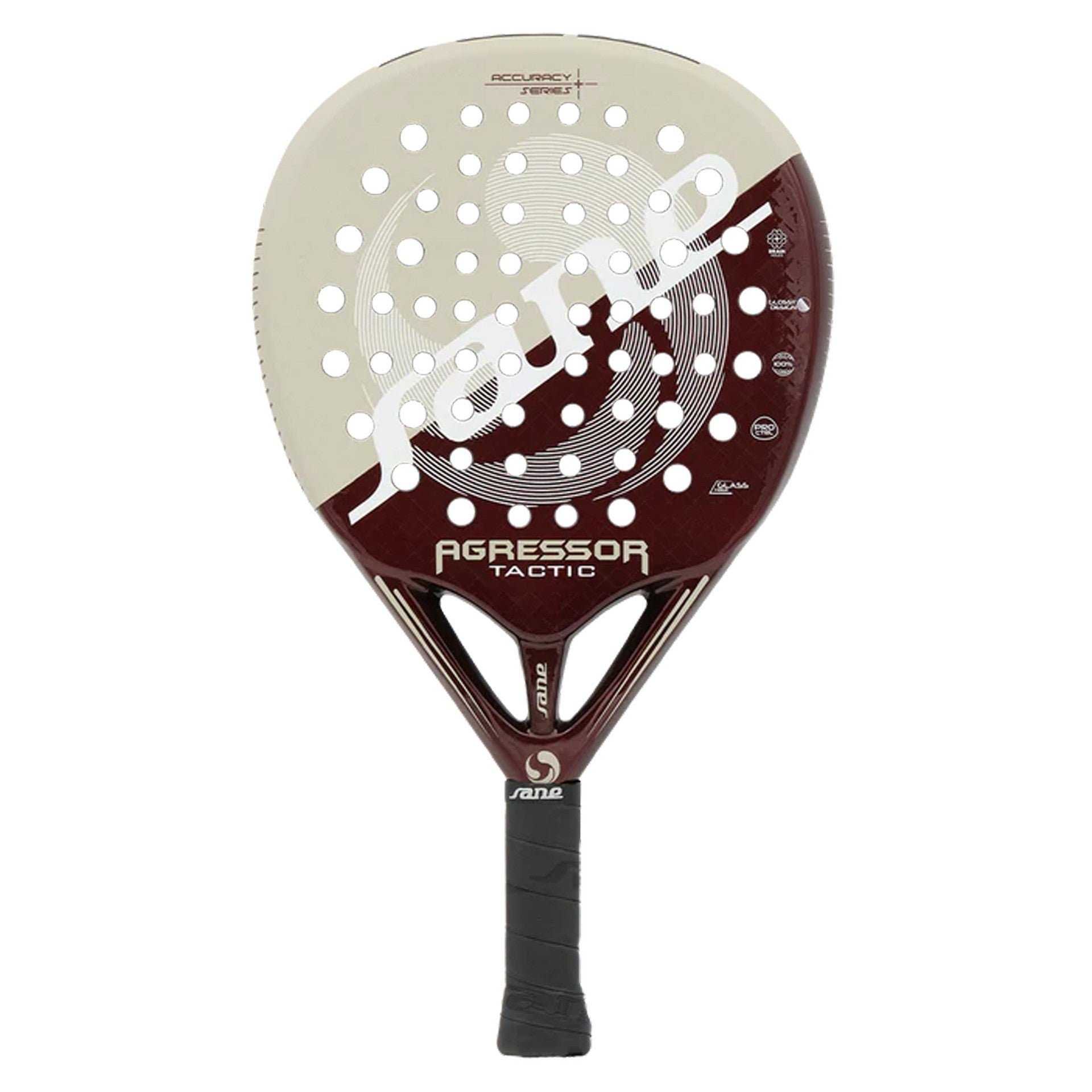 Raquete de padel de fibra tática Sane Aggressor