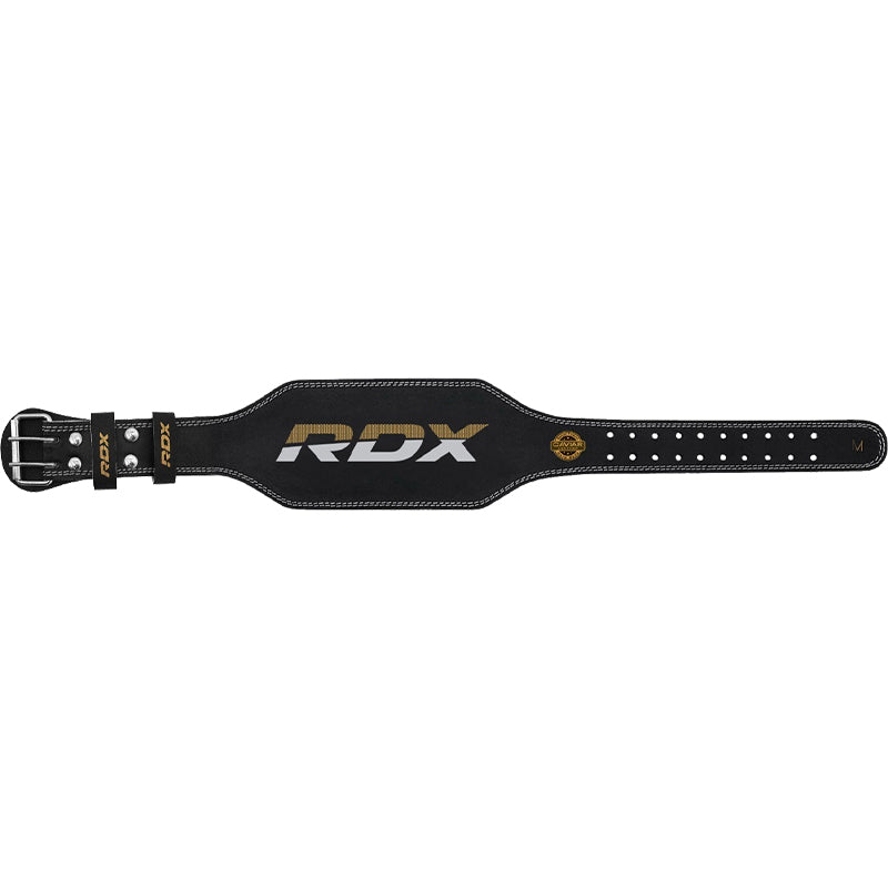 RDX 4 Inch Leather Weightlifting Gym Belt - RDX 2193450784