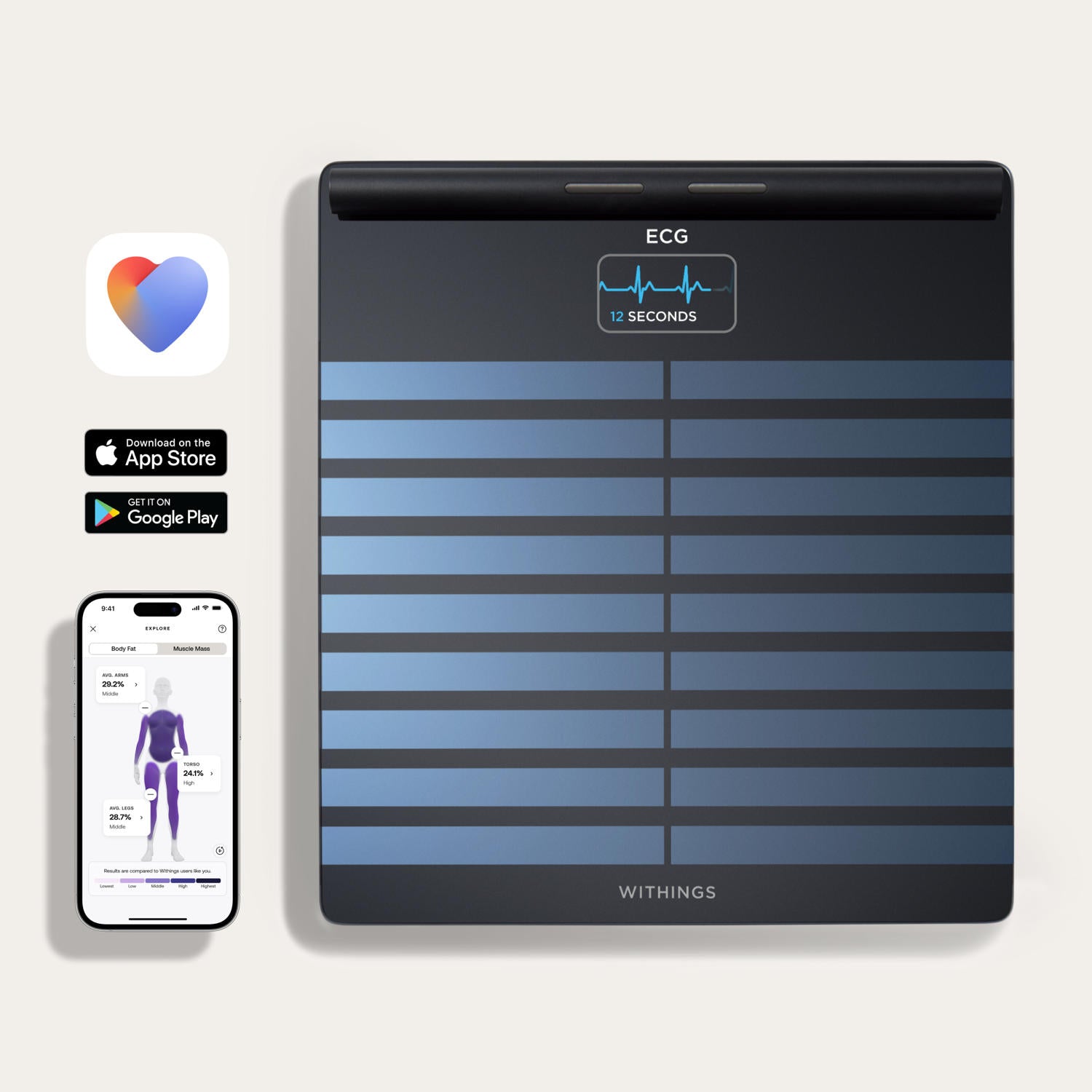 Báscula Body Scan - Black