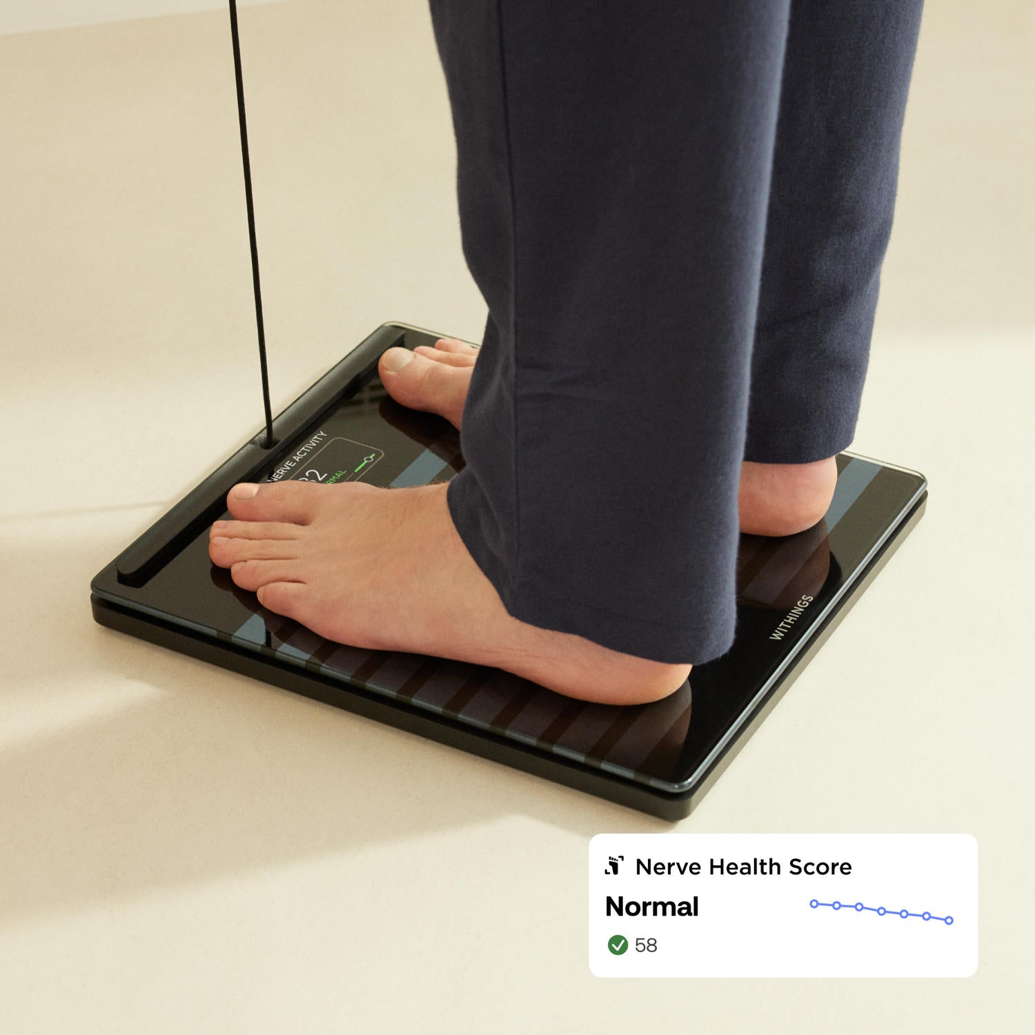 Báscula Body Scan - White