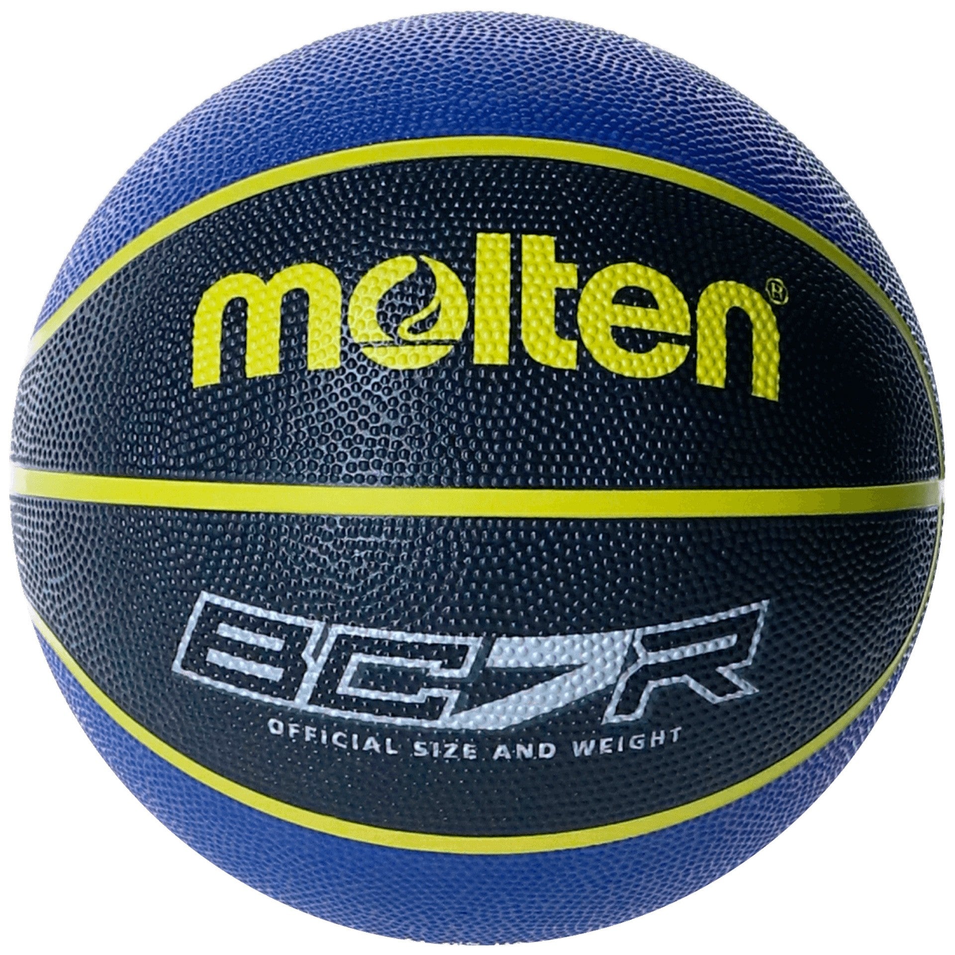 Bola de basquete Molten BCR2 tamanho 7 azul/preta