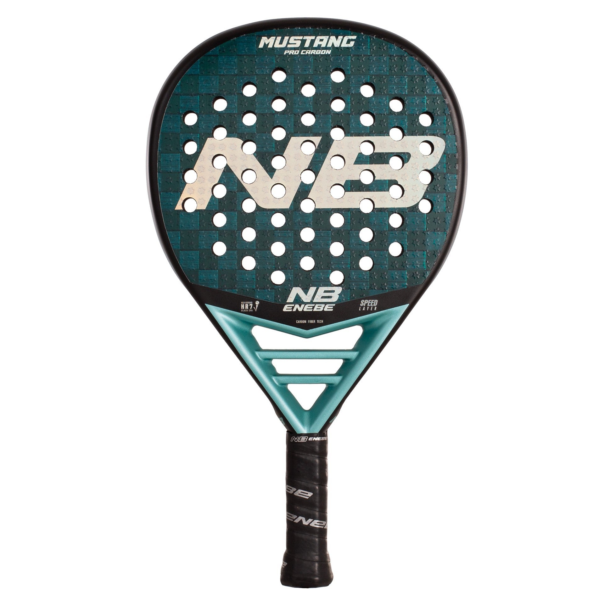 RAQUETE DE PADEL ENEBE MUSTANG PRO CARBONO ESMERALDA 15K