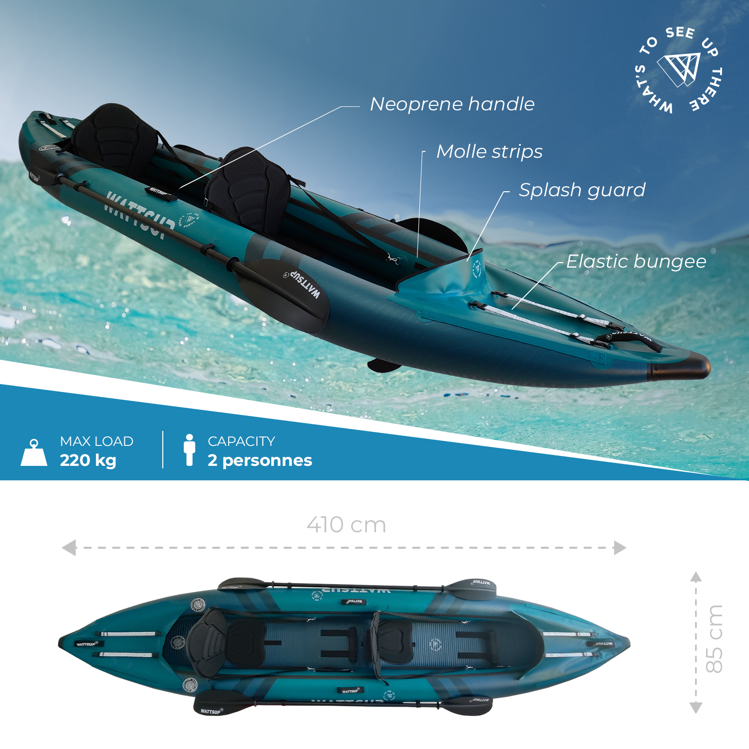 WattSUP COD - Kayak hinchable