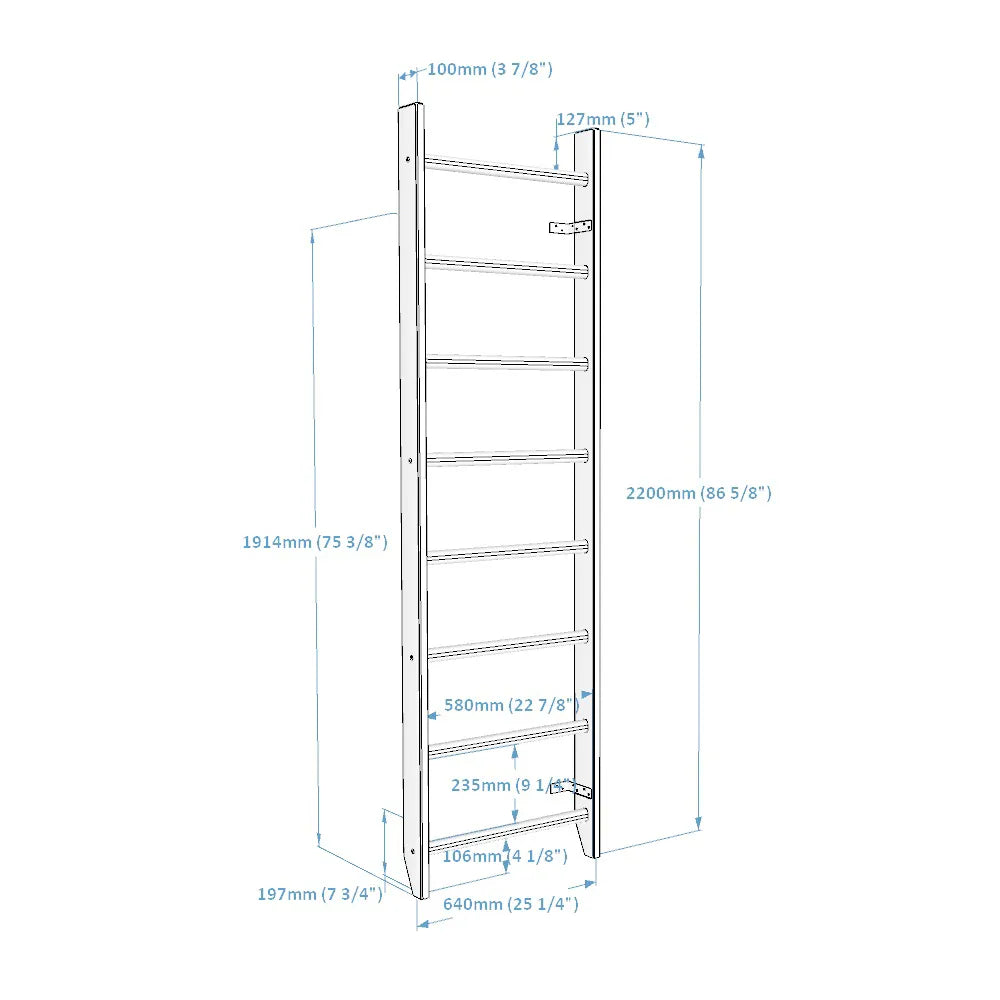 BenchK 100 barras de pared
