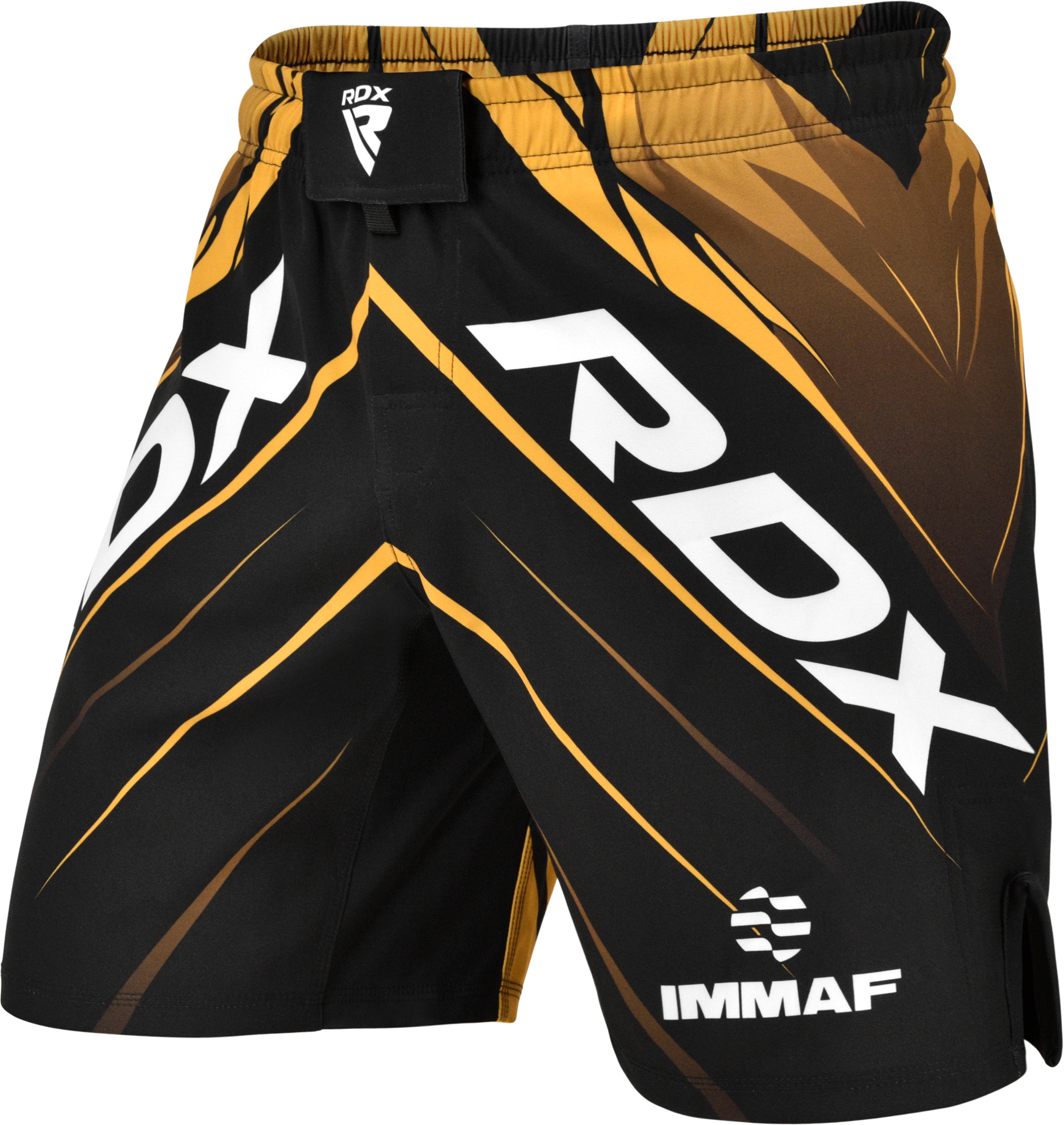 Calções de treino e combate de MMA RDX aprovados pela IMMAF GOLDEN
