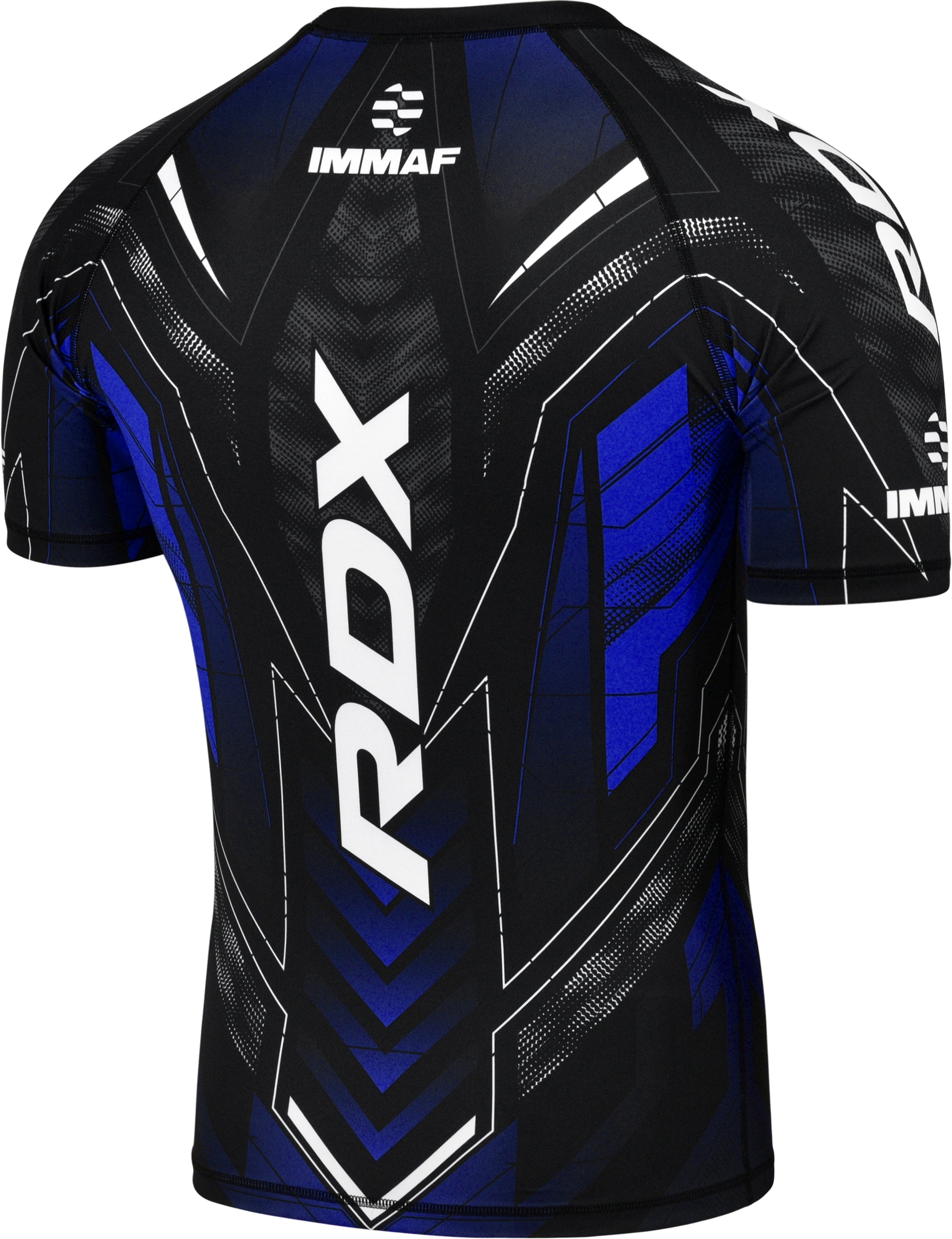 RDX aprovada pelo IMMAF Camisa de compressão de manga curta Azul - RDX 8f0b25d685