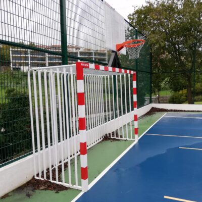Portería de Balonmano/Fútbol Sala Antivandálica con Tablero