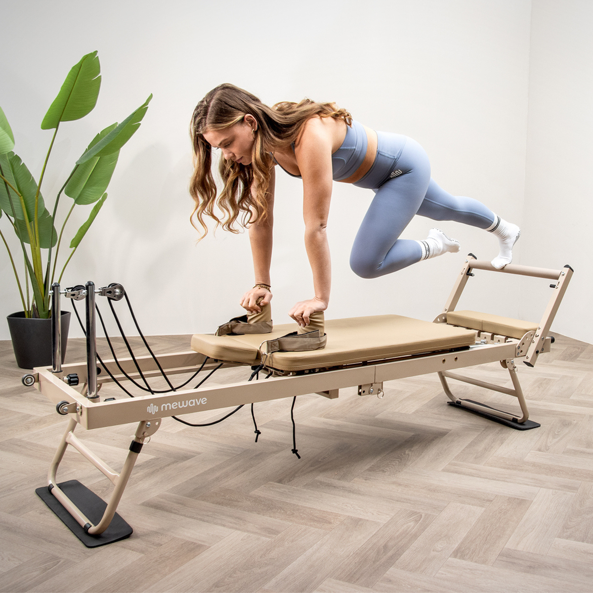 Mewave Pilates Reformer Bege