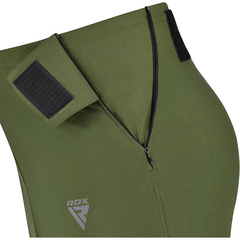 RDX SAUNA SWEAT LEGGINGS FOR WOMEN#color_army-green