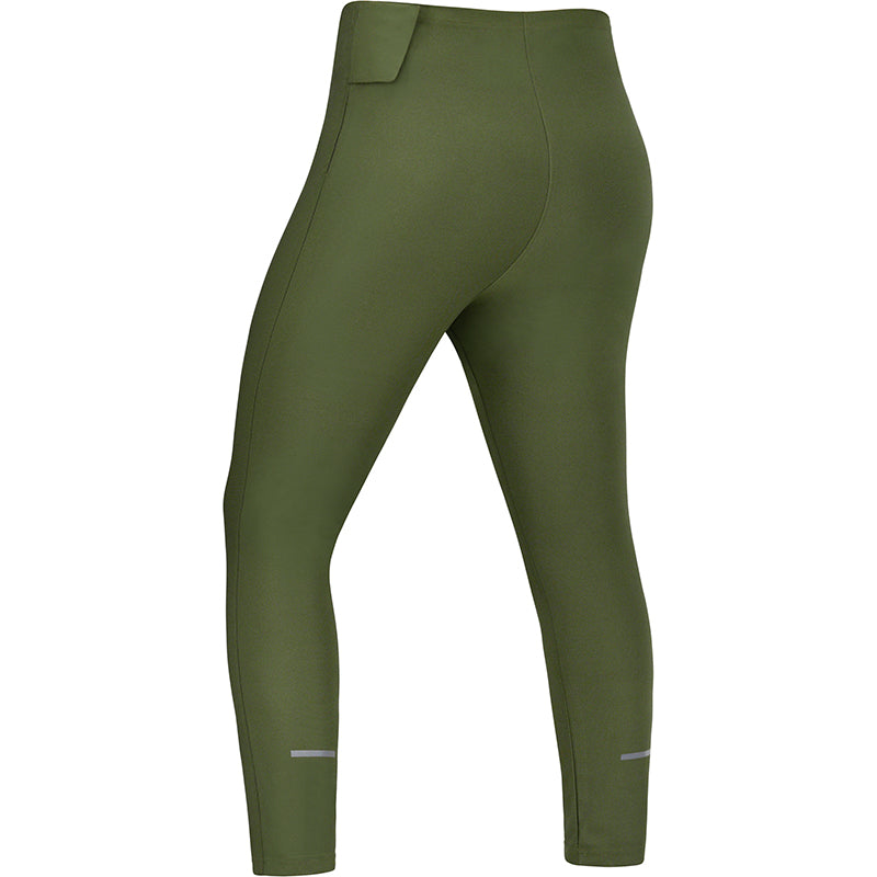 RDX SAUNA SWEAT LEGGINGS FOR WOMEN#color_army-green