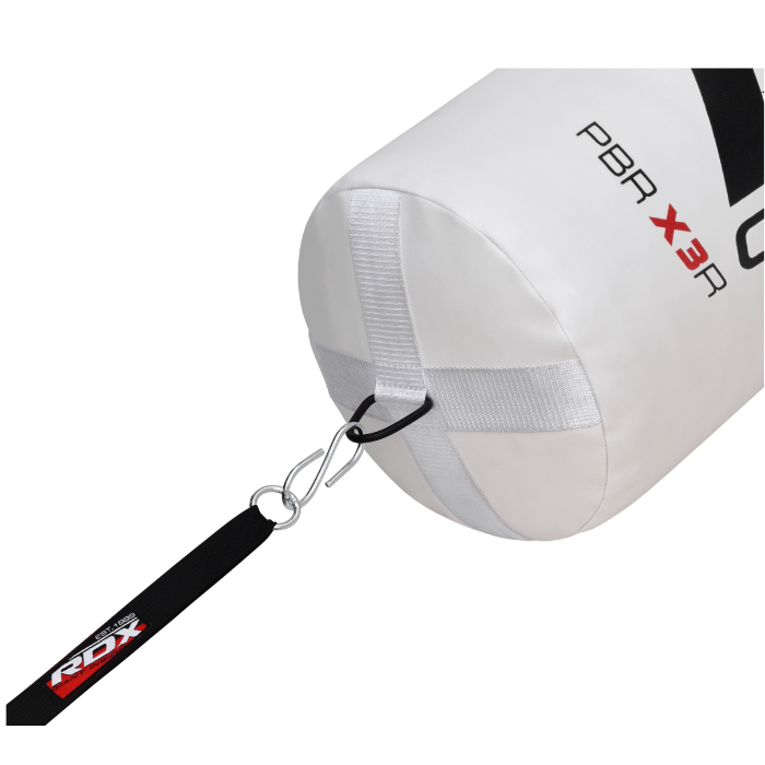 Saco de boxe RDX de 4 pés com correntes – Vermelho e branco