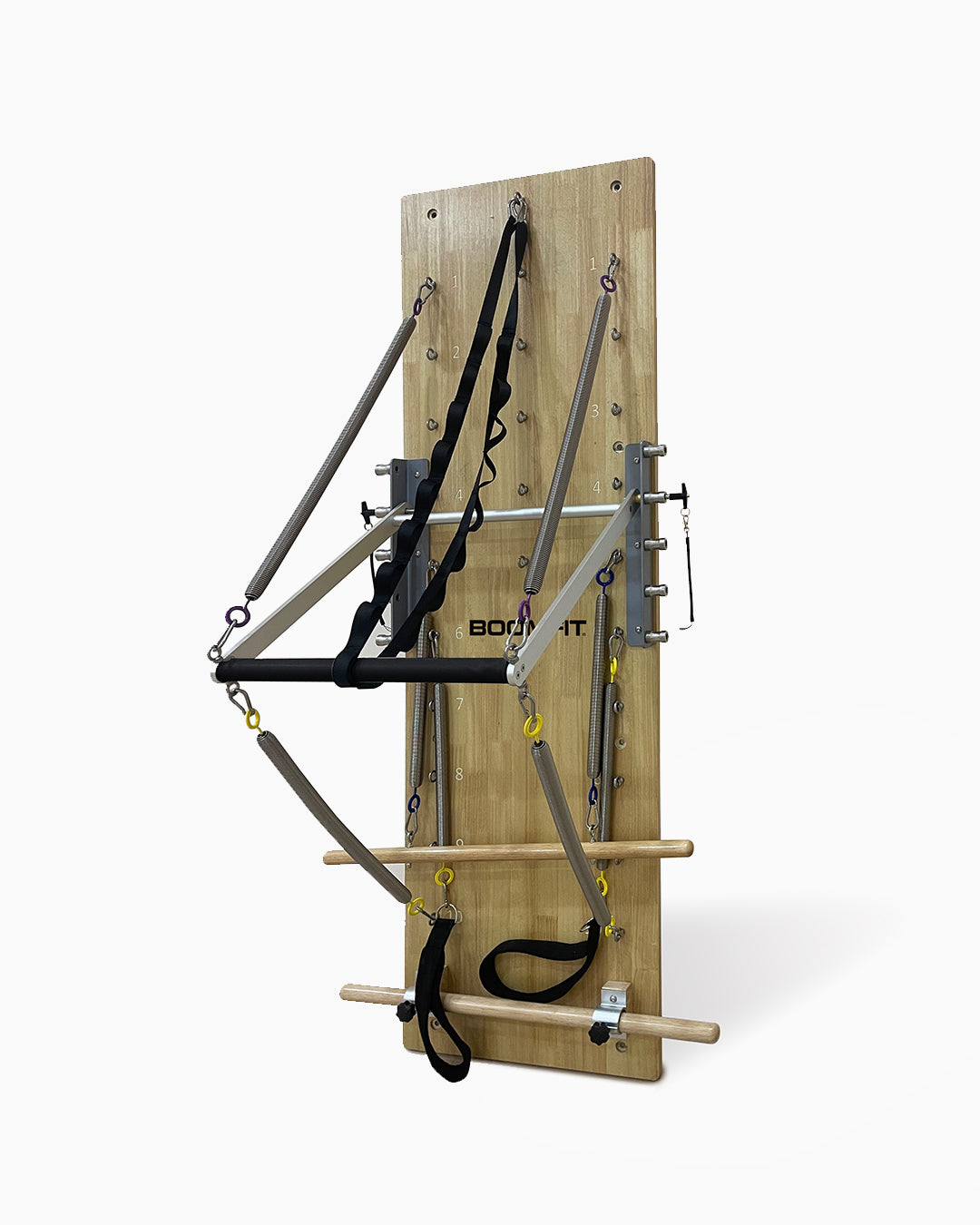 Pilates Wall Unit aus Eichenholz