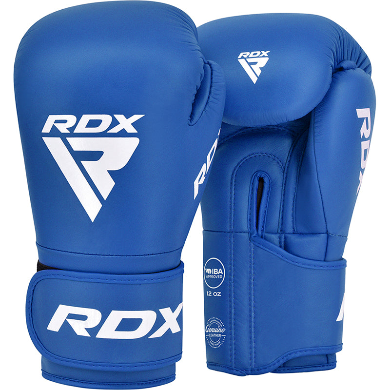RDX IBA Luvas de boxe para competições amadoras Azul