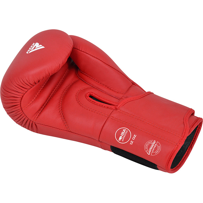 RDX IBA Luvas de boxe para competições amadoras vermelho
