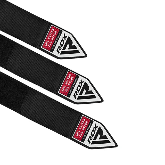 RDX RB Par de Fitas de Boxe Preto Poliéster Novo - RDX 02cb73bd1f