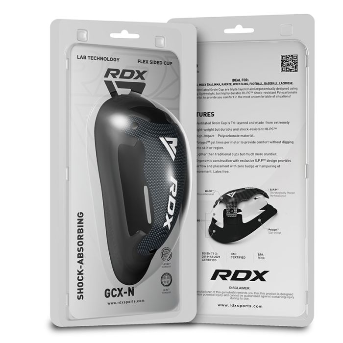 RDX 1N Gel Groin Protection Cup#color_black
