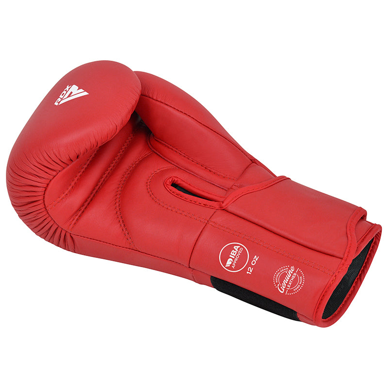 RDX IBA Luvas de boxe para competições amadoras vermelho - RDX 1dd3eb26e9