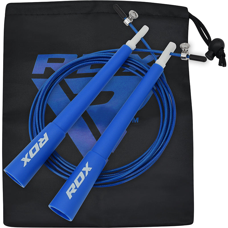 RDX C8 Adjustable Skipping Rope#color_blue