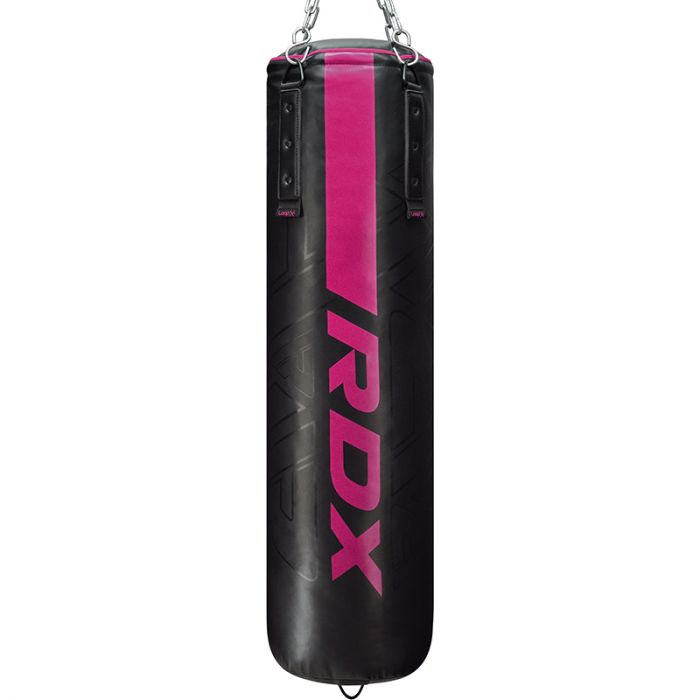 RDX F6 KARA 4ft/5ft Punch Bag & Bag Gloves#color_pink