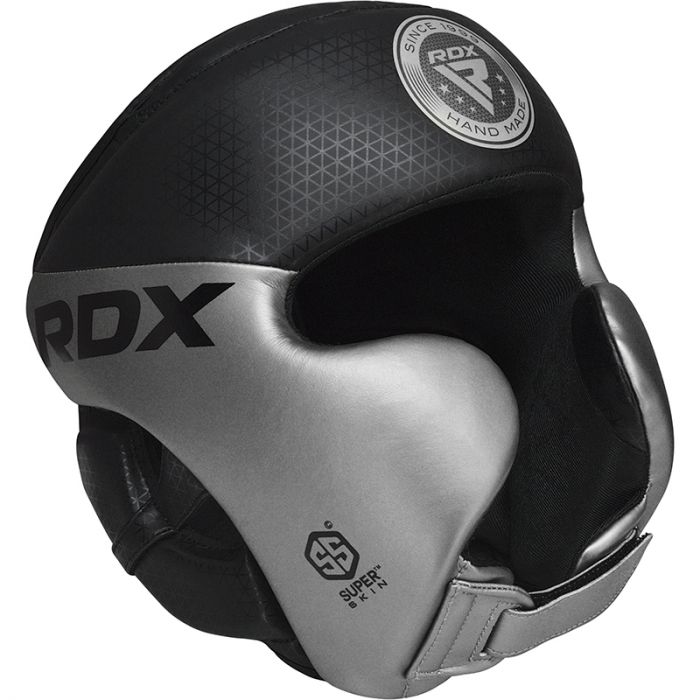RDX L1 Mark Pro Cheek Boxing Training Head Guard#color_silver