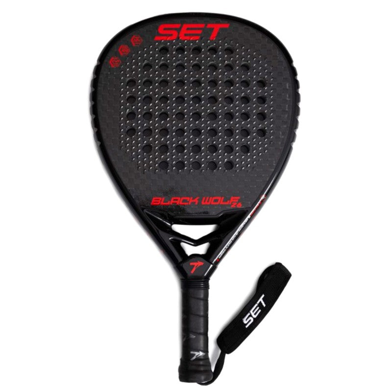 Raquete de Padel Set Black Wolf