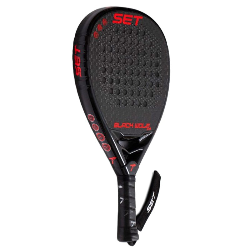 Raquete de Padel Set Black Wolf