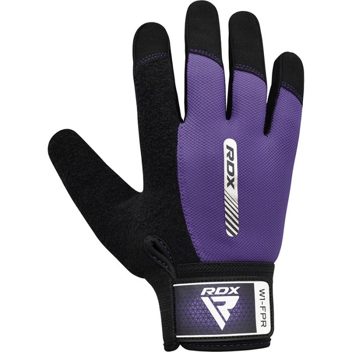 RDX W1 Full Finger Gym Gloves#color_purple