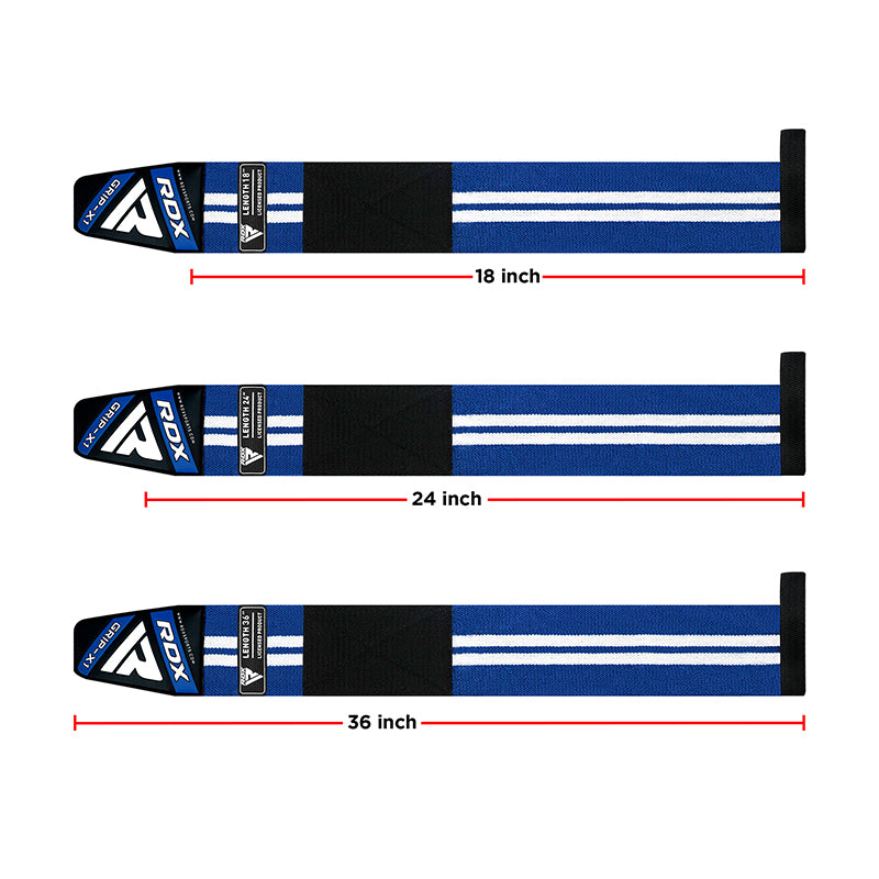 RDX W4 Wrist Support Wraps for Weight Lifting#color_blue