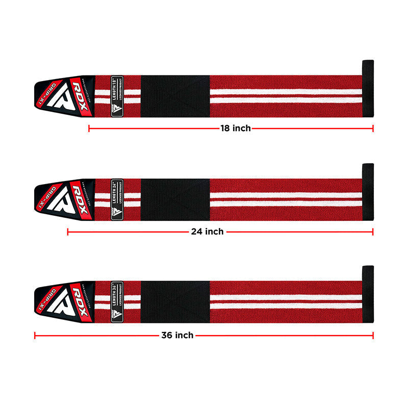 RDX W4 Wrist Support Wraps for Weight Lifting#color_red