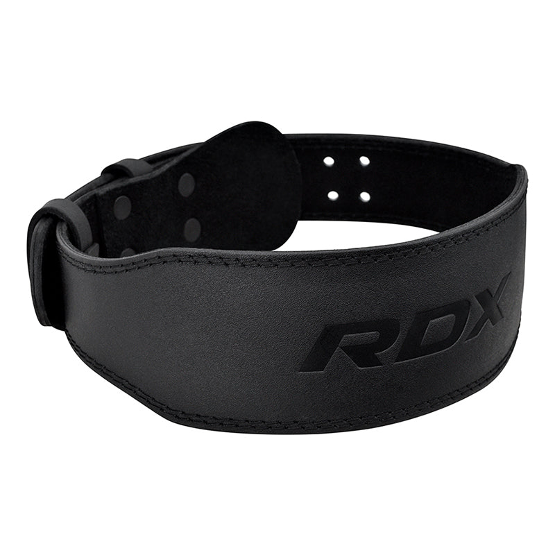 RDX 4 Inch Leather Weightlifting Gym Belt - RDX b1e243a6c6