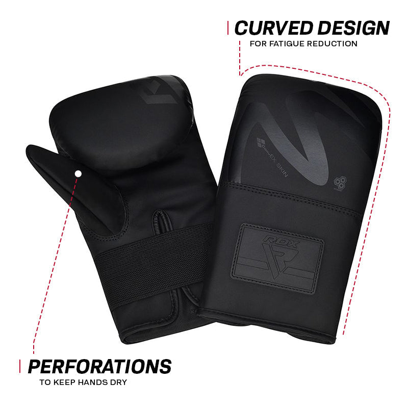Luvas de saco RDX F15 Noir, 4OZ, pretas