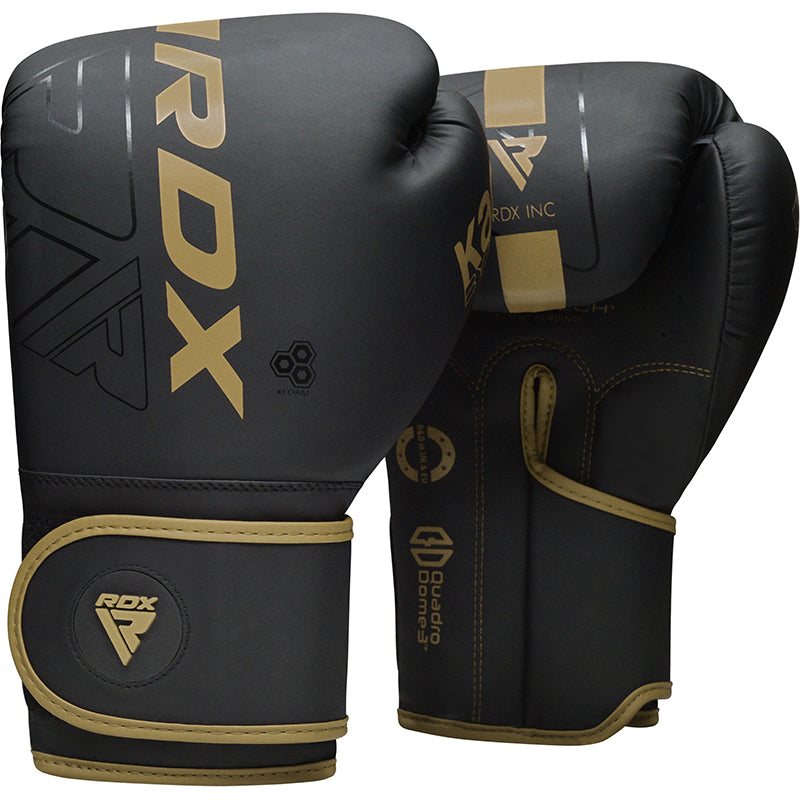 RDX F6 Kara Preto Luvas De Boxe - RDX 3fdf67de70
