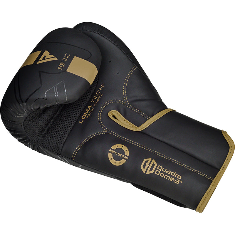 RDX F6 Kara Preto Luvas De Boxe - RDX dc797cb68d