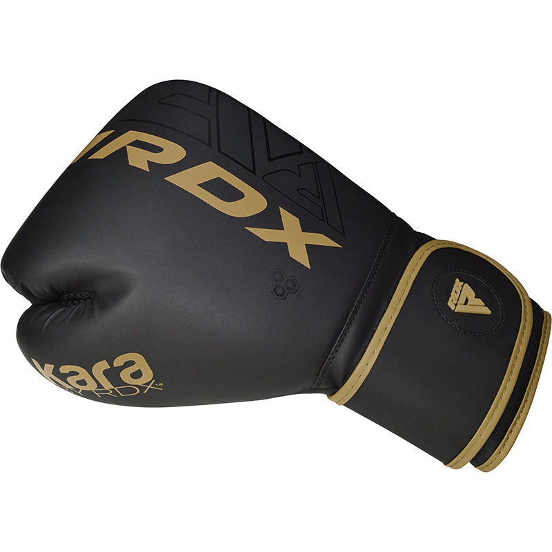 RDX F6 Kara Preto Luvas De Boxe - RDX 9fd3dd4e54