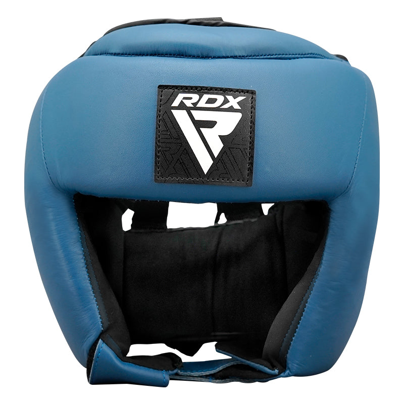 RDX OPEN FACE HEADGUARD USA BOXING APPROVED#color_blue