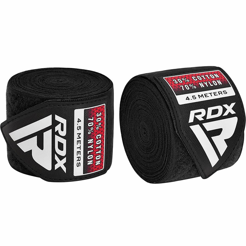RDX RB Par de Fitas de Boxe Preto Poliéster Novo - RDX 9dbdb085d6