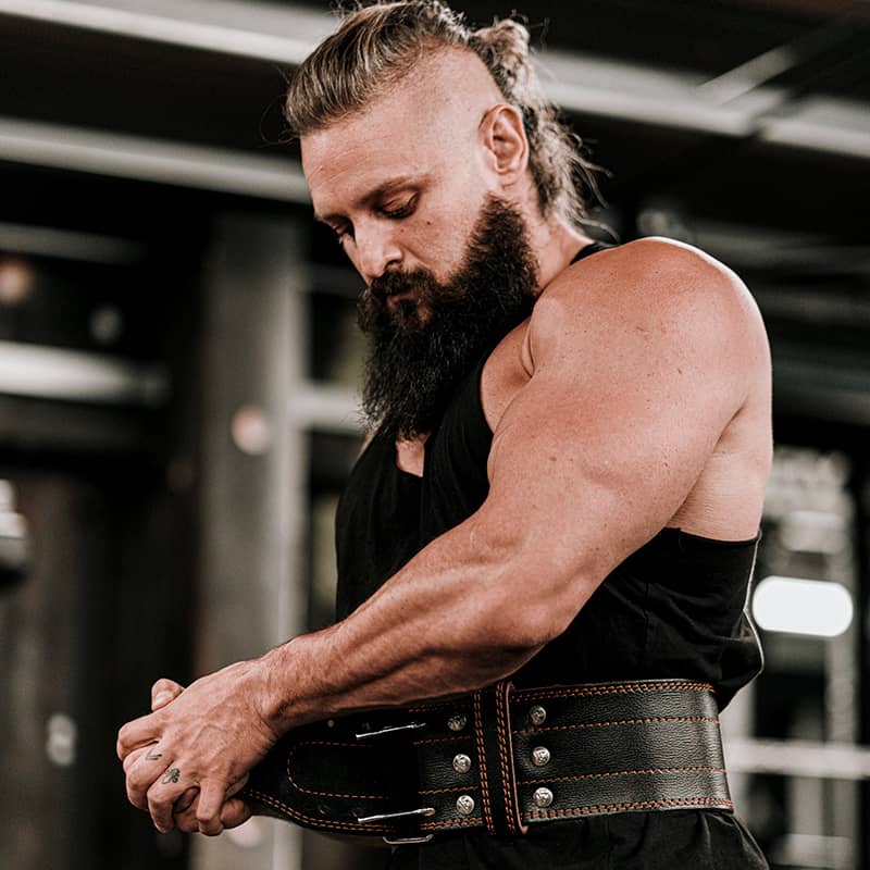 RDX RD1 4� Powerlifting Leather Gym Belt