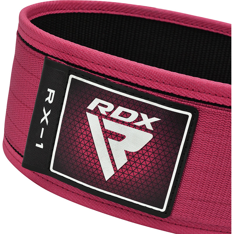 RDX RX1 4†Weight Lifting Belt For Women#color_pink