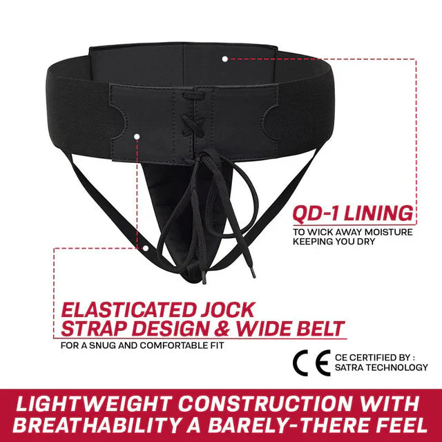 RDX T-15 Matte Black Plus Groin Protector