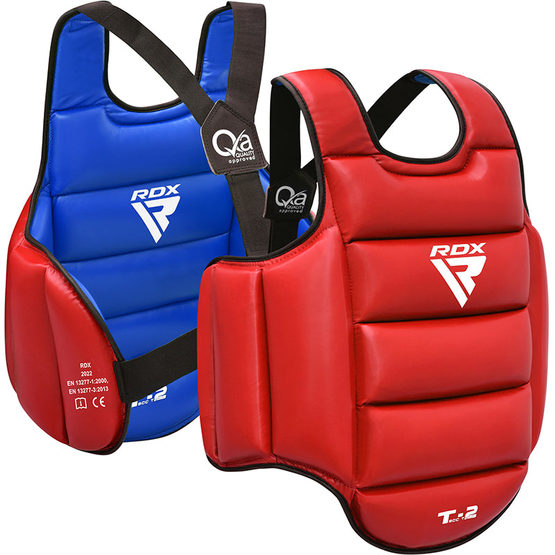 RDX T2 CE Protetor Corporal de Karatê Certificado Proteção do Tórax Acolchoado - RDX 0fbd311611