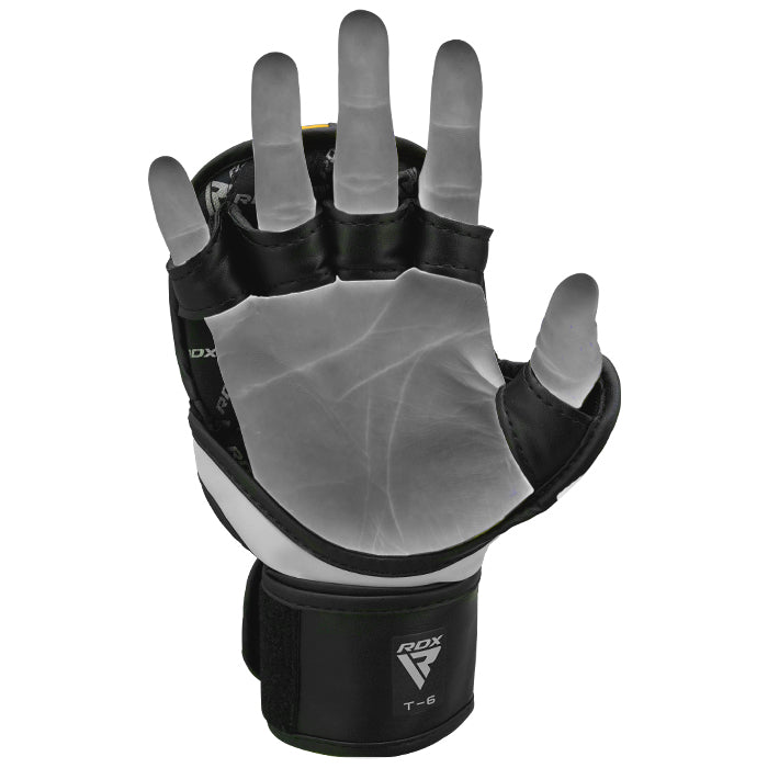 RDX T6 Treinando Luvas de MMA 7oz - RDX 057abb66da