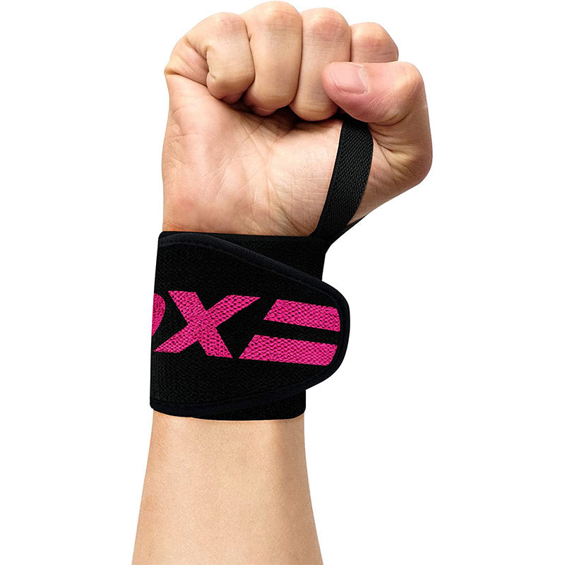 RDX W2P Musculação Munhequeira Para Feminino Rosa Algodão - RDX eb7fe8b90d