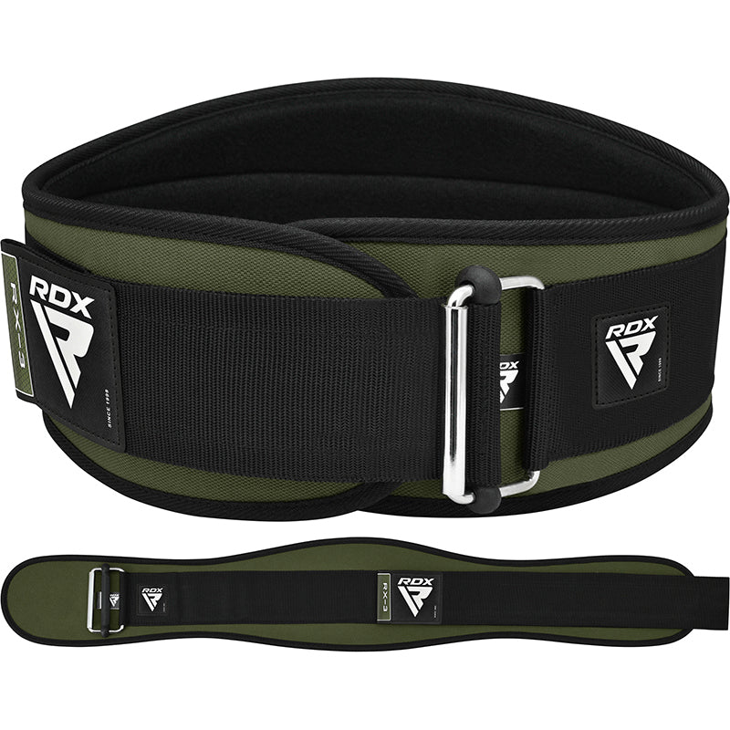 RDX X3 6 INCH Weightlifting Neoprene Gym Belt#color_green