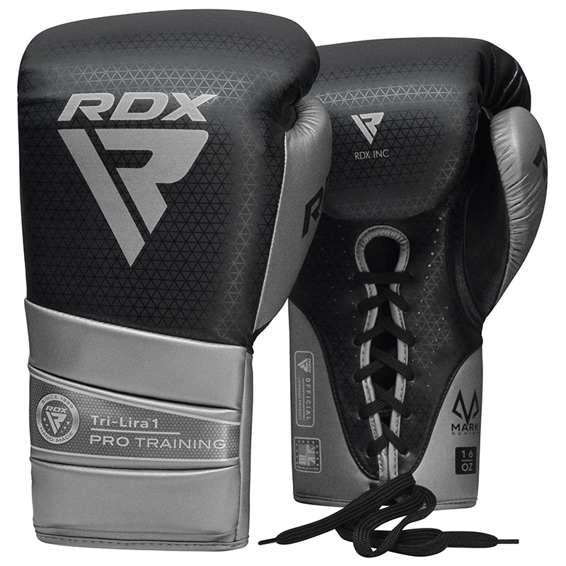 RDX L1 Mark Pro Training Boxing Gloves#color_silver